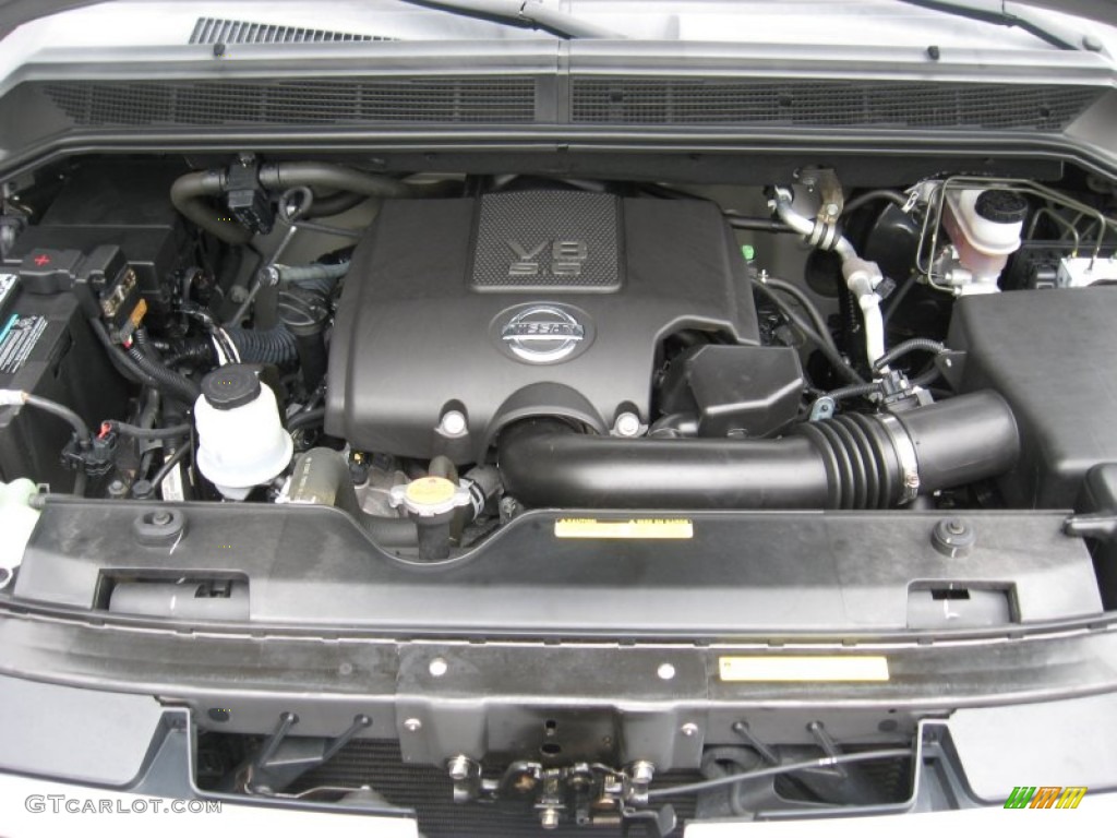 2008 Nissan Titan XE King Cab 5.6 Liter DOHC 32-Valve CVTCS V8 Engine Photo #55463262