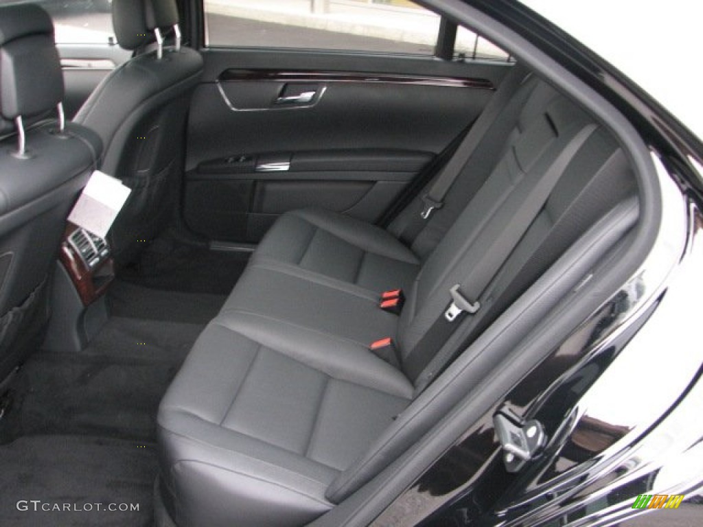 Black Interior 2012 Mercedes-Benz S 350 BlueTEC 4Matic Photo #55463267