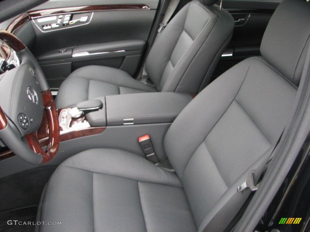 Black Interior 2012 Mercedes-Benz S 350 BlueTEC 4Matic Photo #55463285