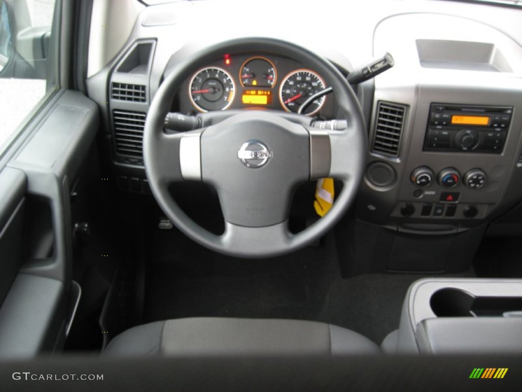 2008 Nissan Titan XE King Cab Charcoal Dashboard Photo #55463423