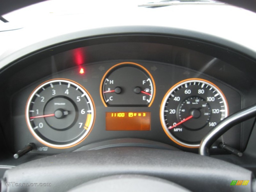 2008 Nissan Titan XE King Cab Gauges Photo #55463467
