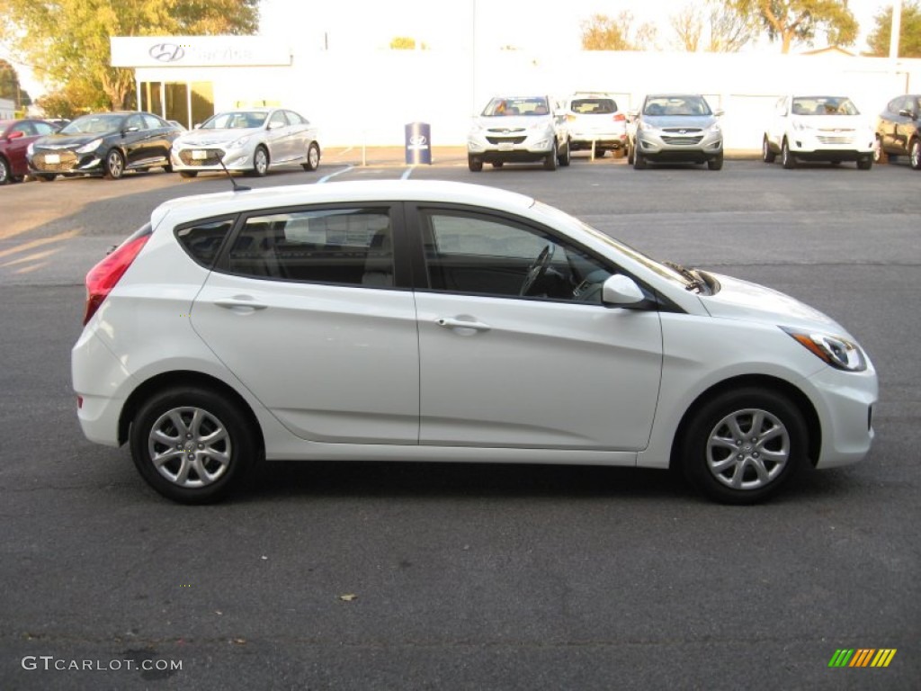Century White 2012 Hyundai Accent GS 5 Door Exterior Photo #55463768
