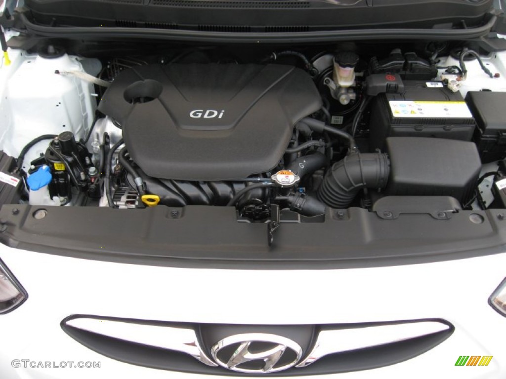 2012 Hyundai Accent GS 5 Door 1.6 Liter GDI DOHC 16-Valve D-CVVT 4 Cylinder Engine Photo #55463804