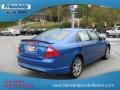 2012 Blue Flame Metallic Ford Fusion SE V6  photo #6