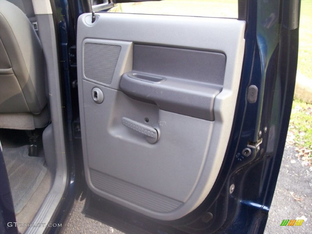 2007 Ram 3500 SLT Quad Cab Dually - Patriot Blue Pearl / Medium Slate Gray photo #47