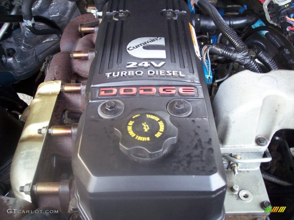 2007 Dodge Ram 3500 SLT Quad Cab Dually 5.9 Liter OHV 24-Valve Turbo Diesel Inline 6 Cylinder Engine Photo #55464167