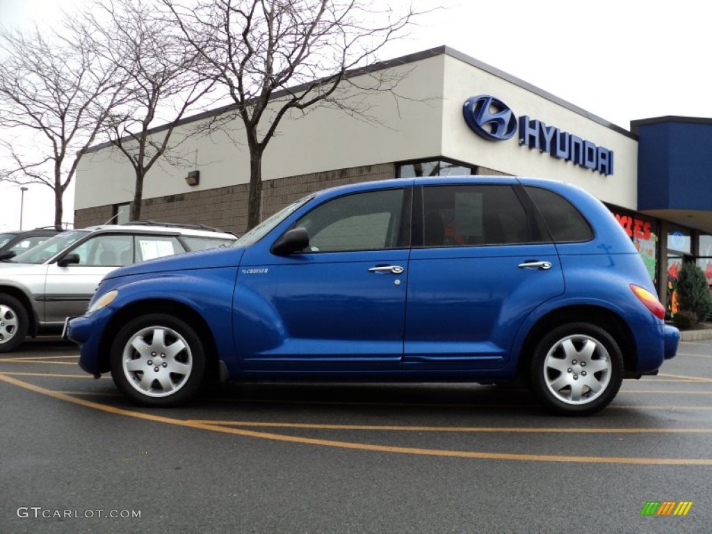 2004 PT Cruiser Touring - Electric Blue Pearlcoat / Dark Slate Gray photo #6