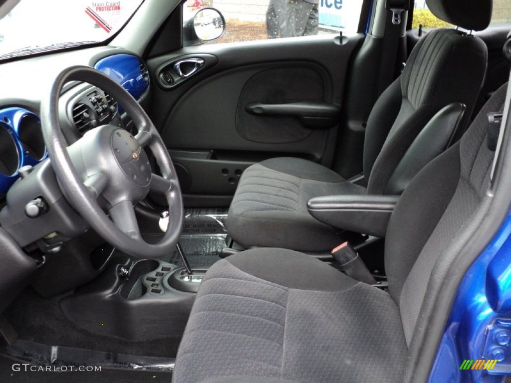 2004 PT Cruiser Touring - Electric Blue Pearlcoat / Dark Slate Gray photo #18
