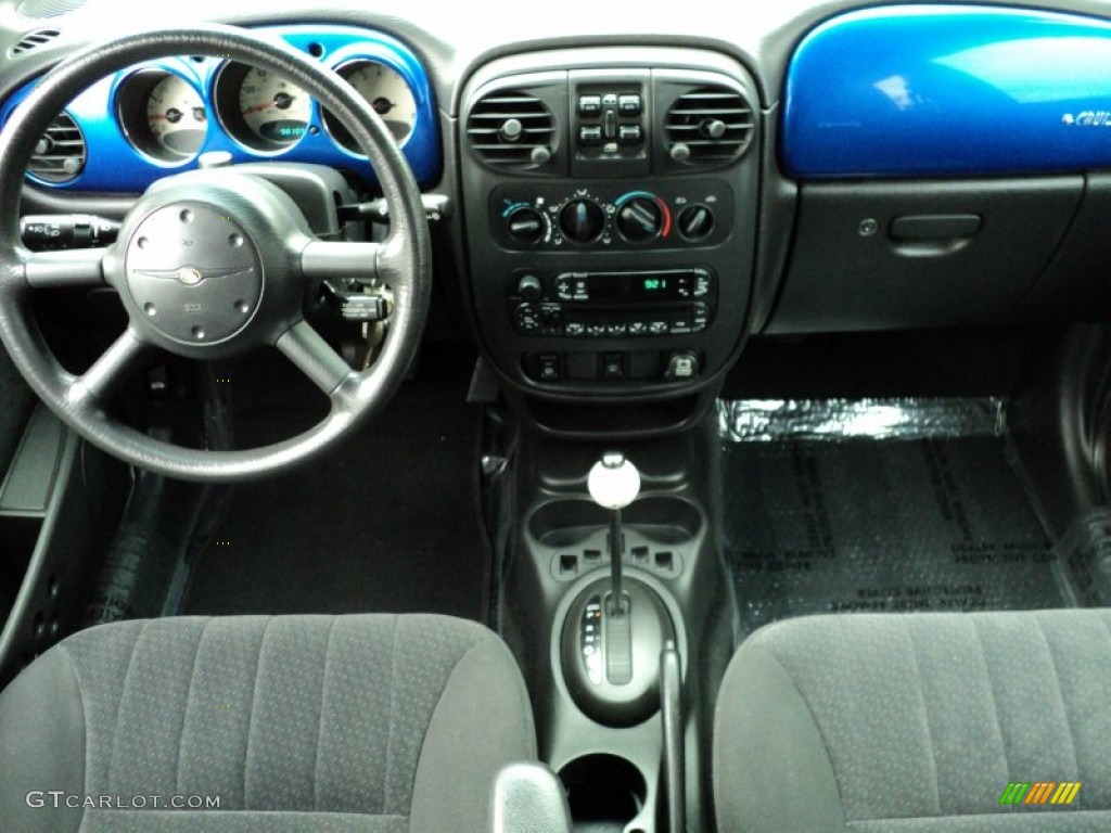 2004 PT Cruiser Touring - Electric Blue Pearlcoat / Dark Slate Gray photo #24