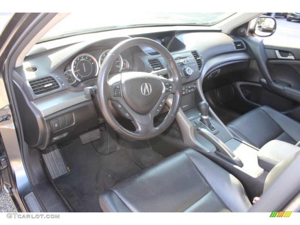 2010 Acura TSX Sedan Ebony Dashboard Photo #55467020