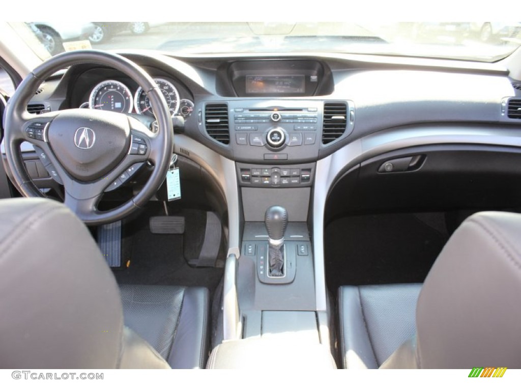 2010 Acura TSX Sedan Ebony Dashboard Photo #55467044