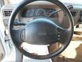 Medium Prairie Tan 1999 Ford F250 Super Duty XLT Crew Cab Steering Wheel