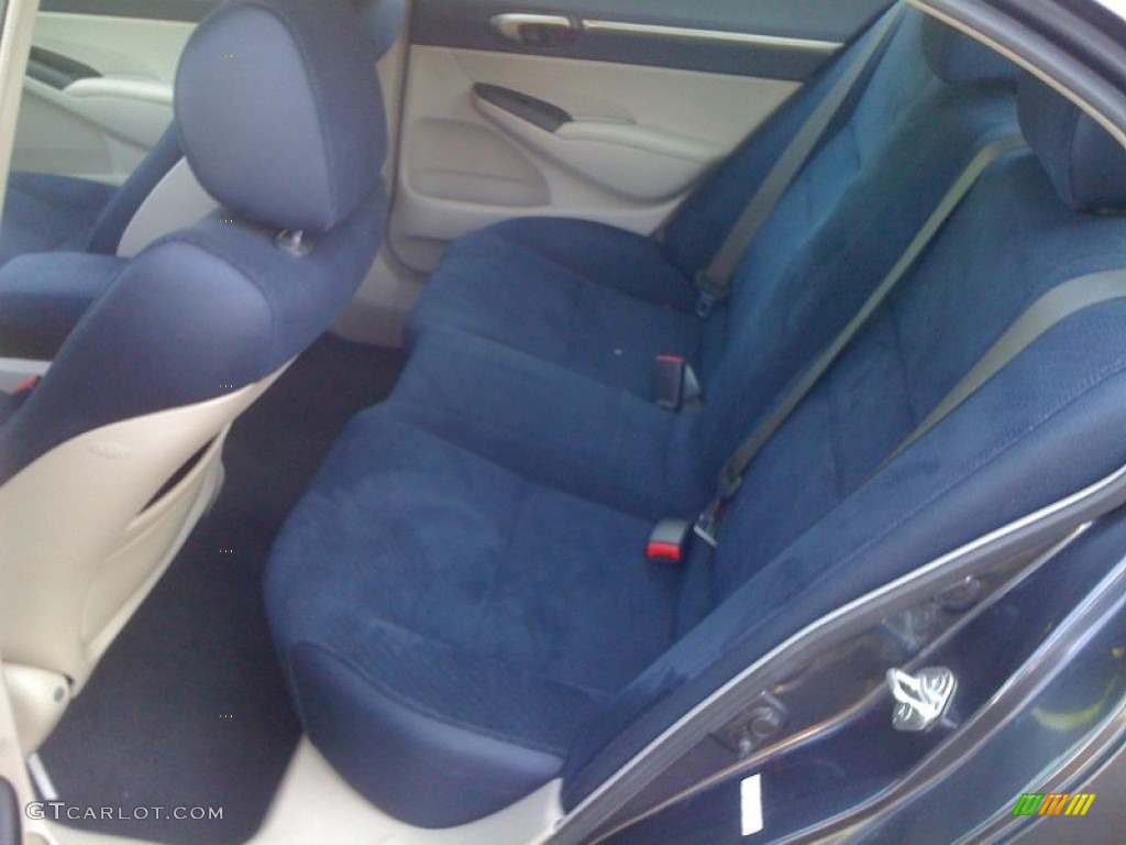 Blue Interior 2008 Honda Civic Hybrid Sedan Photo #55468097