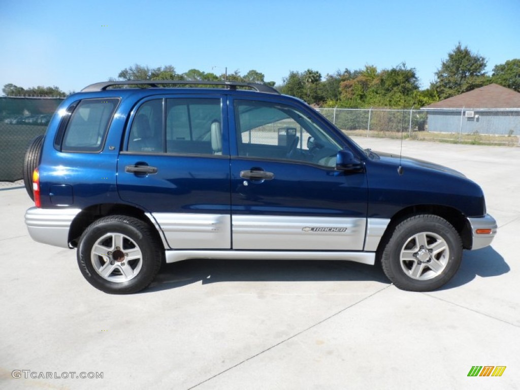 Indigo Blue Metallic 2002 Chevrolet Tracker LT Hard Top Exterior Photo #55468511