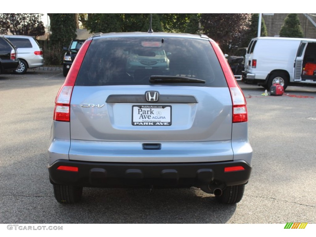 2008 CR-V LX - Glacier Blue Metallic / Gray photo #4