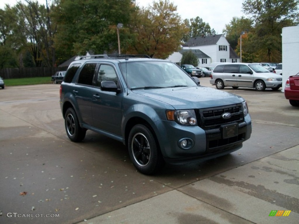 2012 Escape XLT Sport - Steel Blue Metallic / Charcoal Black photo #3