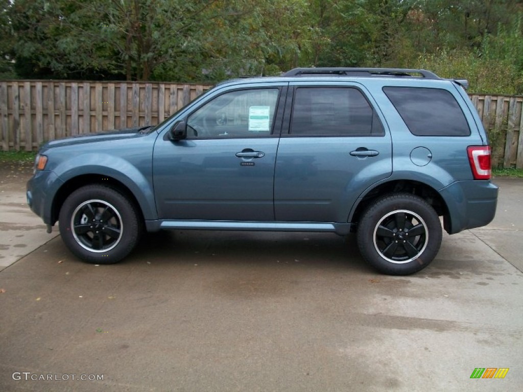 2012 Escape XLT Sport - Steel Blue Metallic / Charcoal Black photo #8