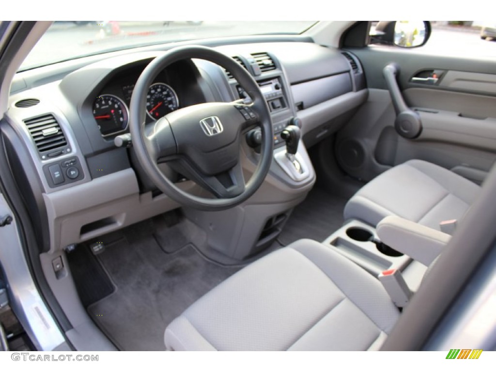 2008 CR-V LX - Glacier Blue Metallic / Gray photo #9