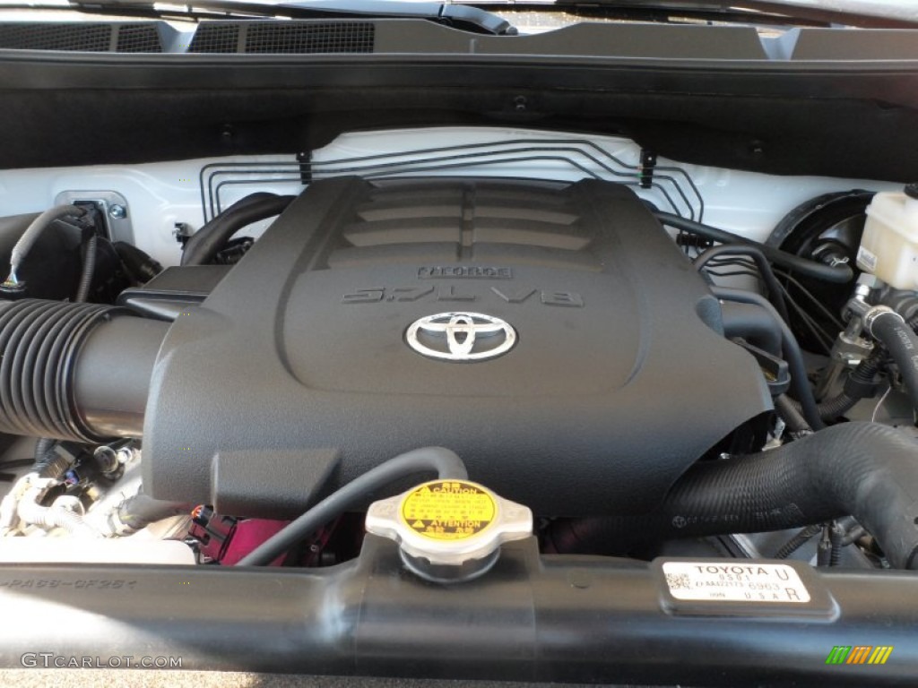 2012 Toyota Tundra TRD Rock Warrior Double Cab 4x4 5.7 Liter Flex-Fuel DOHC 32-Valve Dual VVT-i V8 Engine Photo #55469378