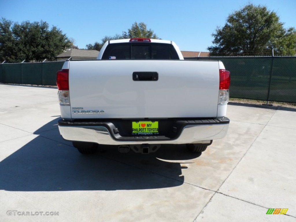 2012 Tundra SR5 Double Cab - Super White / Graphite photo #4