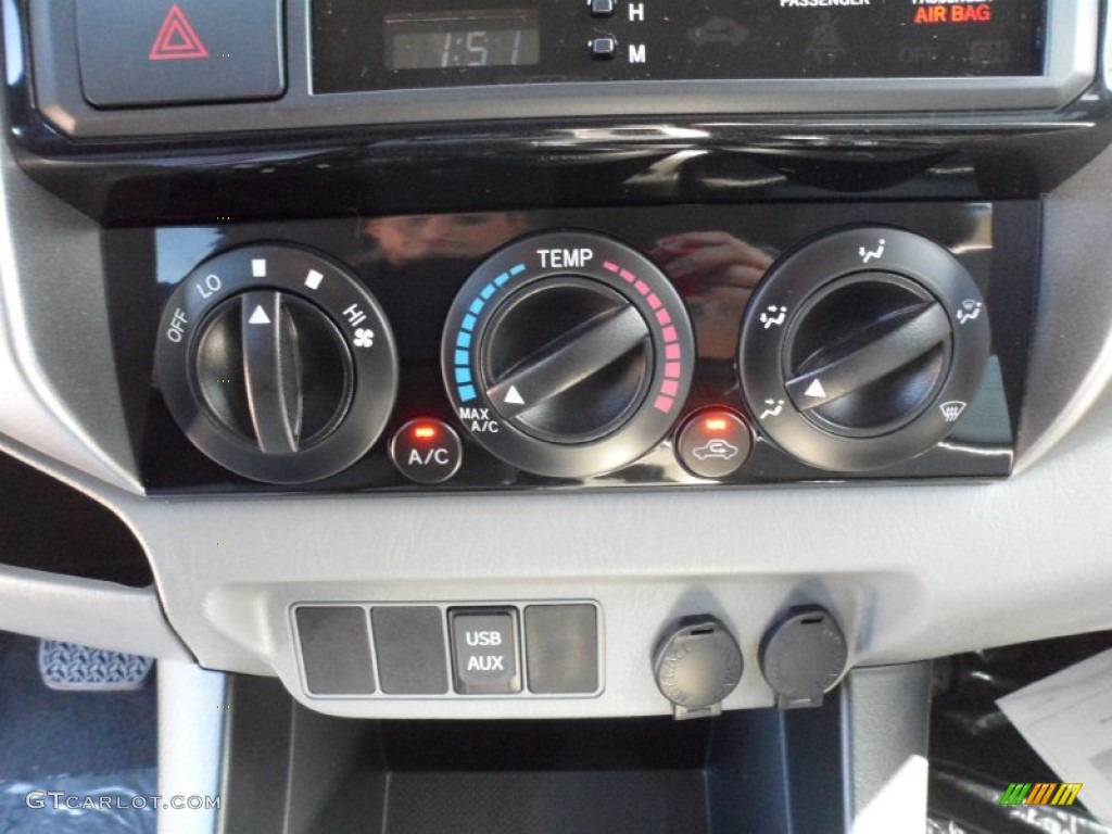 2012 Toyota Tacoma V6 SR5 Prerunner Double Cab Controls Photos