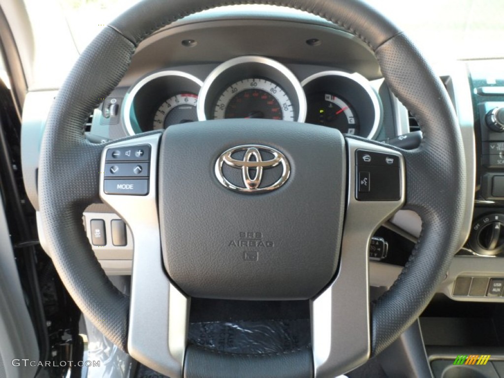 2012 Toyota Tacoma V6 SR5 Prerunner Double Cab Steering Wheel Photos