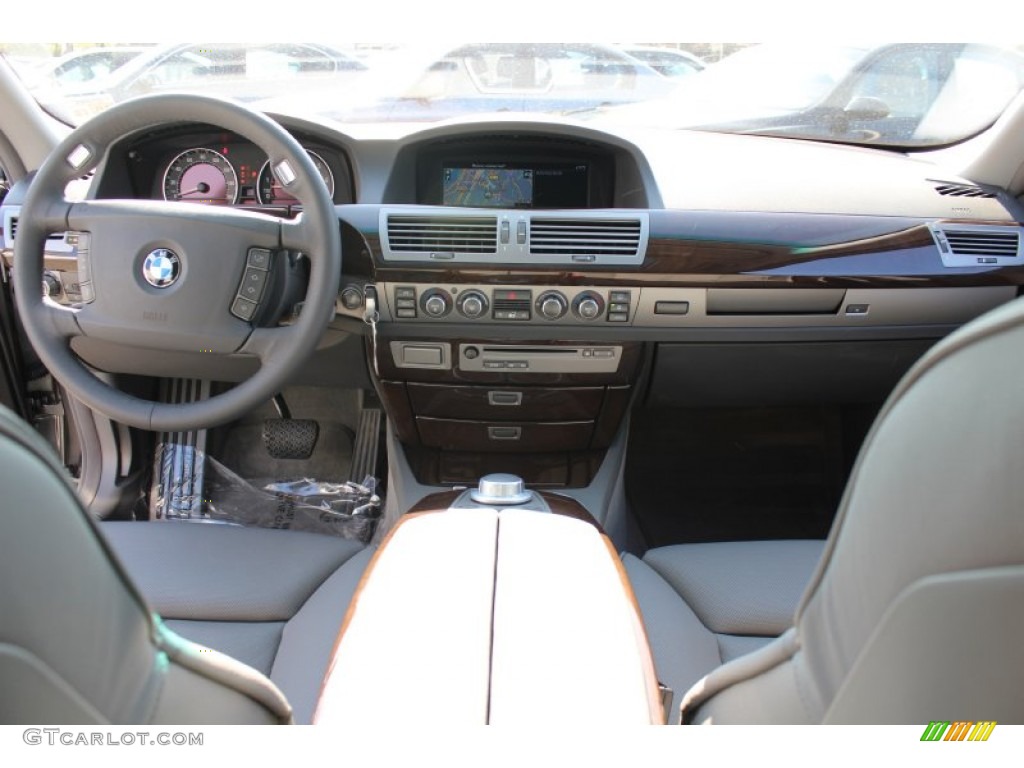 2008 7 Series 750Li Sedan - Sterling Grey Metallic / Flannel Grey photo #13