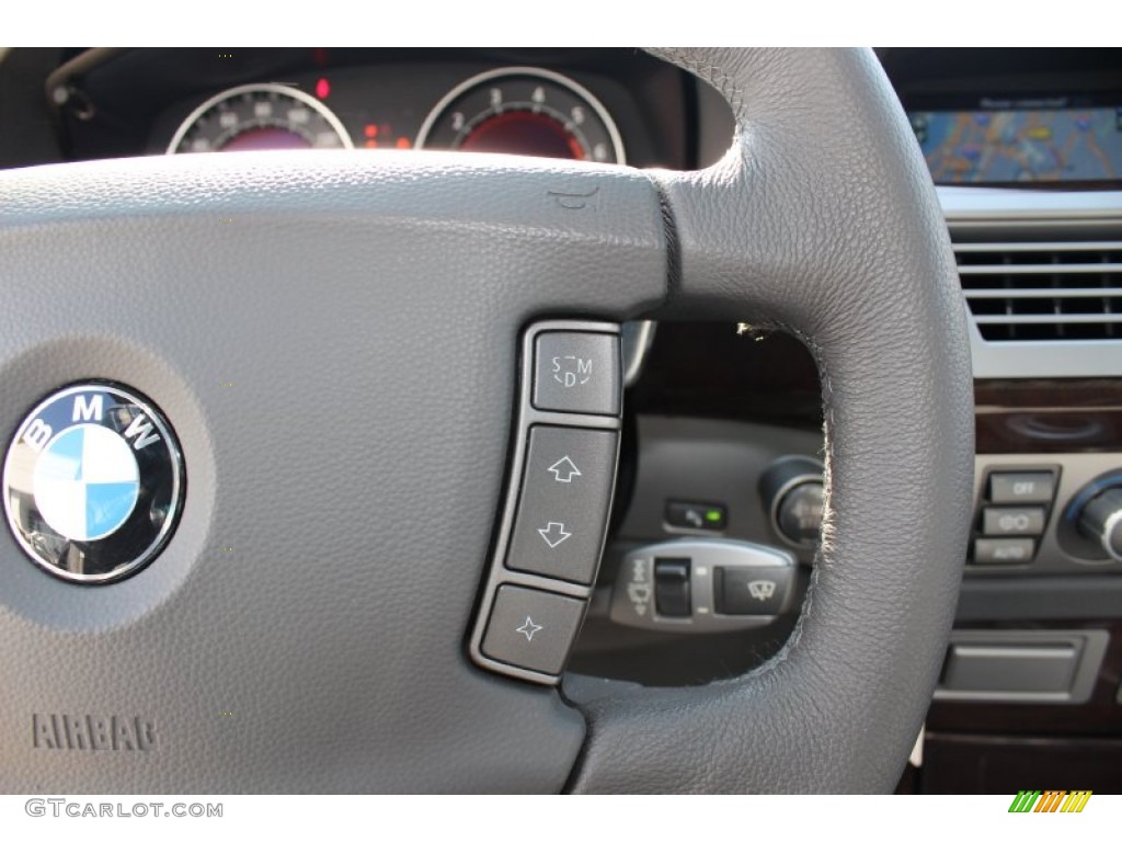 2008 7 Series 750Li Sedan - Sterling Grey Metallic / Flannel Grey photo #16