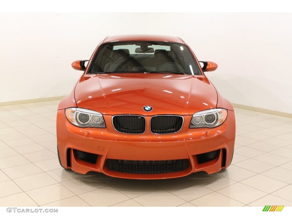 Valencia Orange Metallic 2011 BMW 1 Series M Coupe Exterior Photo #55470302