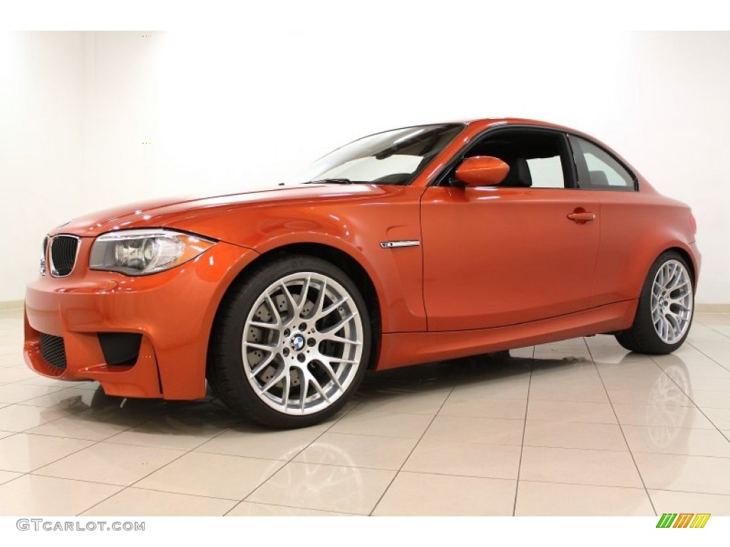Valencia Orange Metallic 2011 BMW 1 Series M Coupe Exterior Photo #55470320
