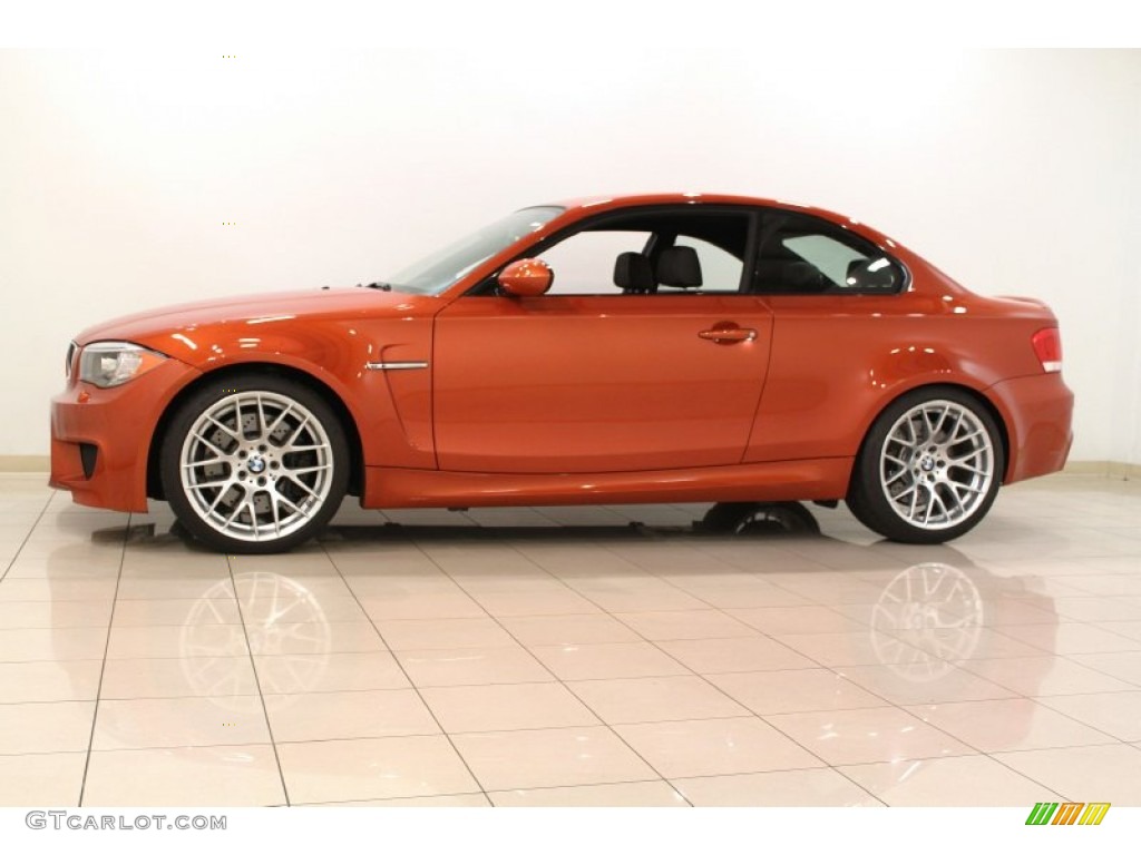 Valencia Orange Metallic 2011 BMW 1 Series M Coupe Exterior Photo #55470329