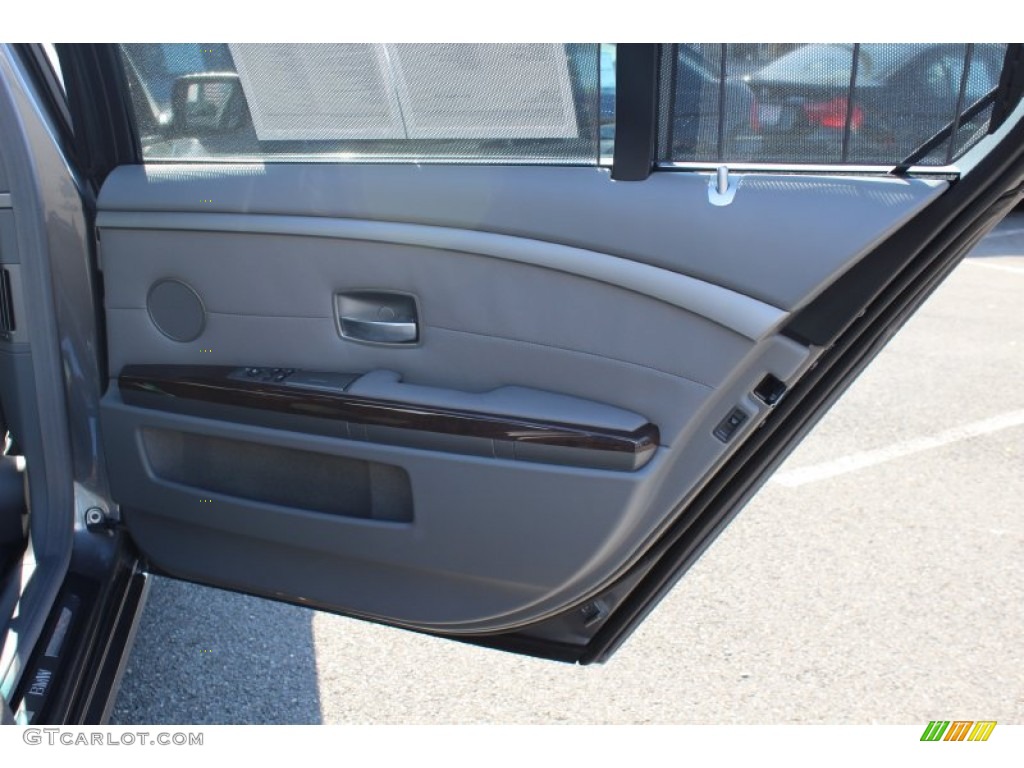 2008 7 Series 750Li Sedan - Sterling Grey Metallic / Flannel Grey photo #23