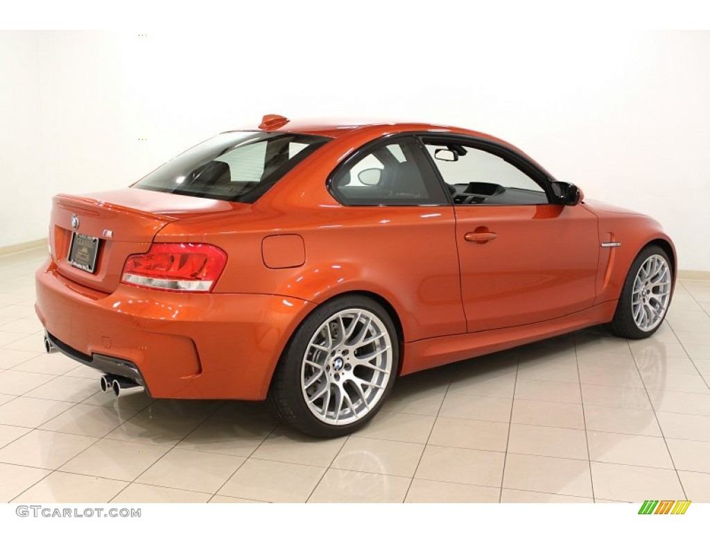 Valencia Orange Metallic 2011 BMW 1 Series M Coupe Exterior Photo #55470353