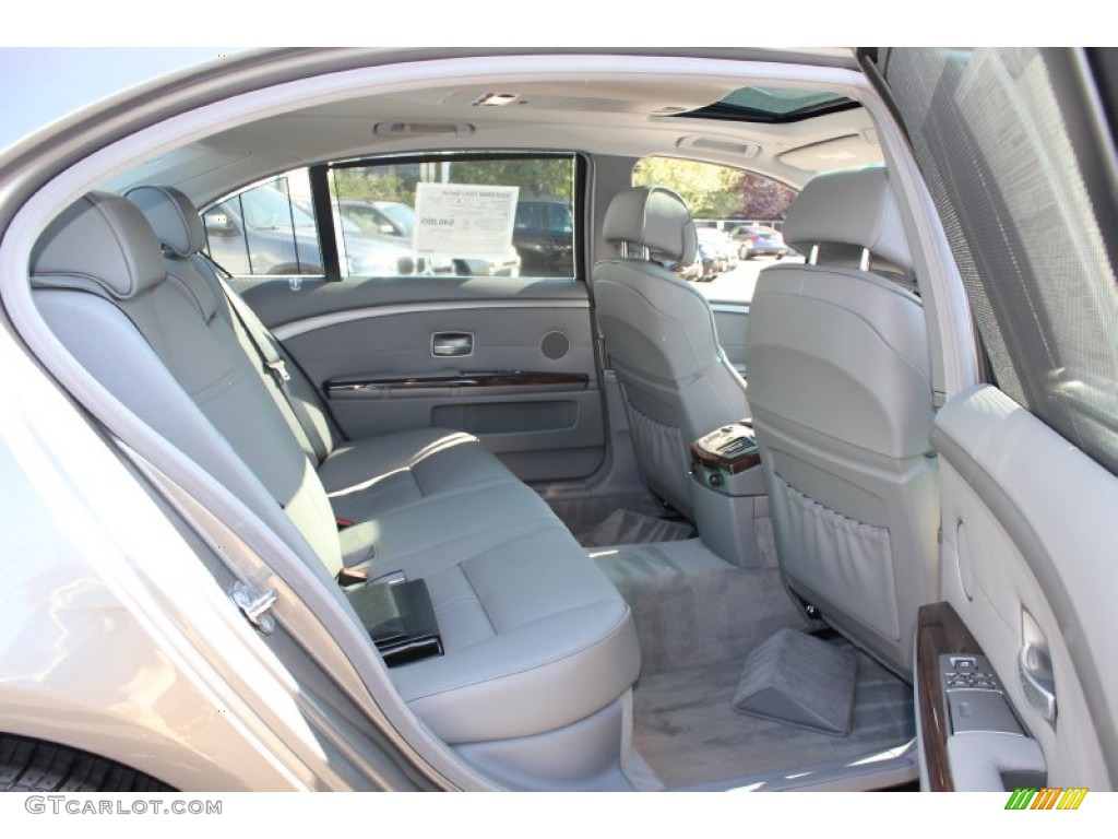 2008 7 Series 750Li Sedan - Sterling Grey Metallic / Flannel Grey photo #24