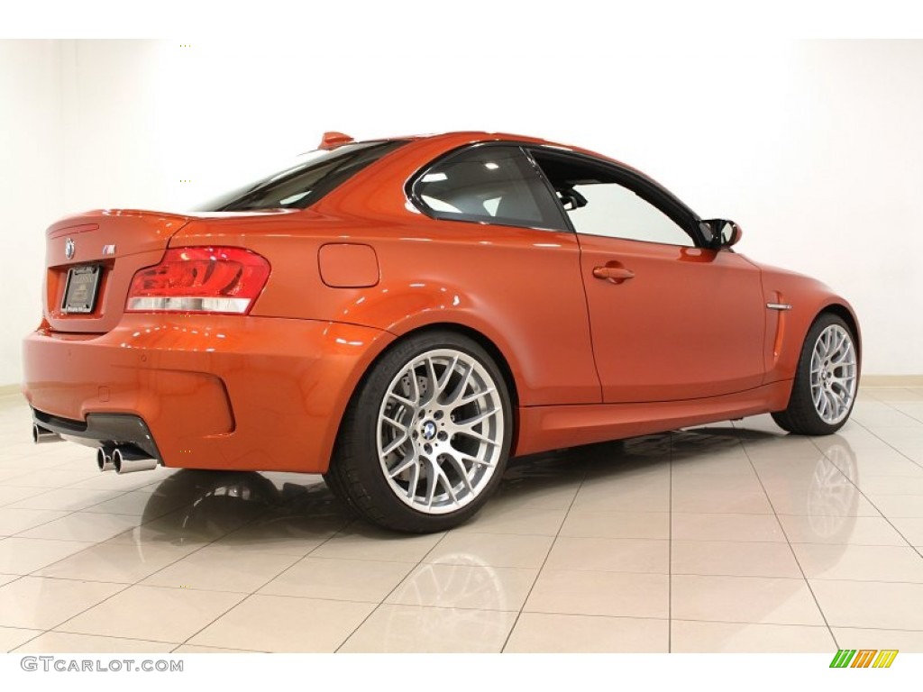 Valencia Orange Metallic 2011 BMW 1 Series M Coupe Exterior Photo #55470362