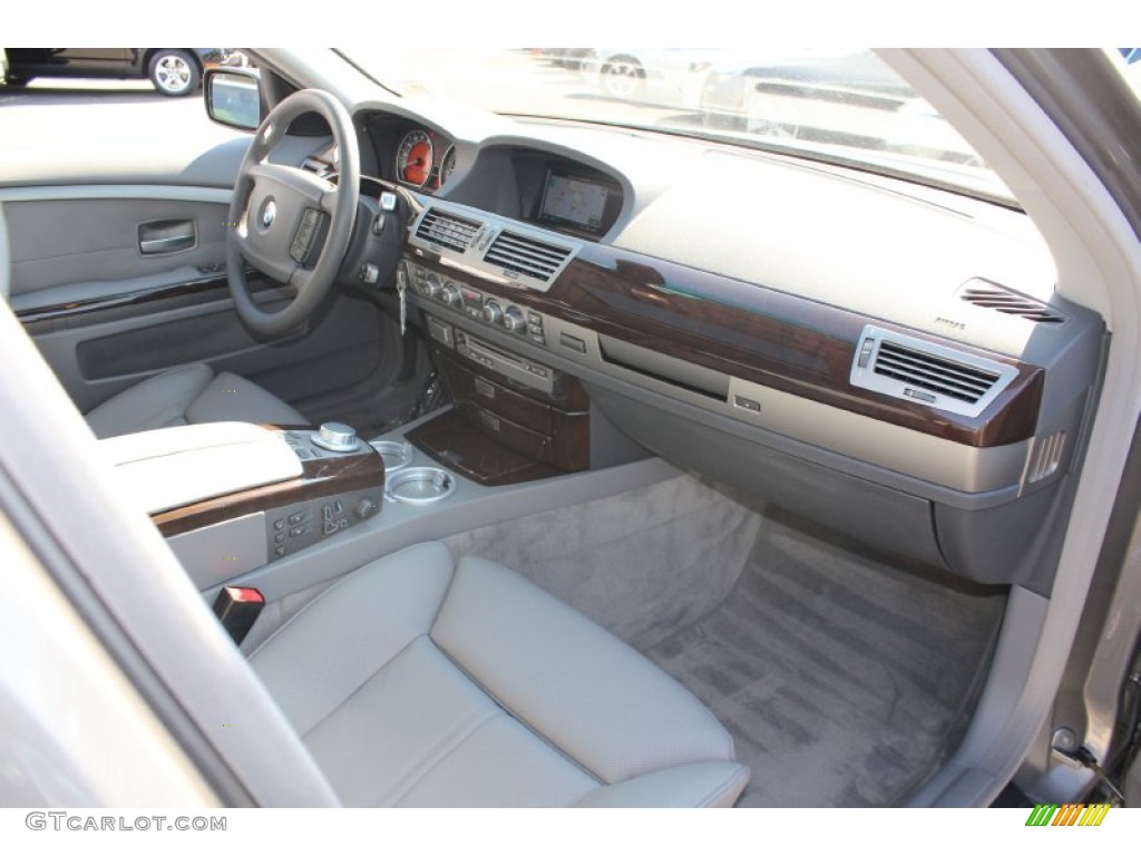 2008 7 Series 750Li Sedan - Sterling Grey Metallic / Flannel Grey photo #26