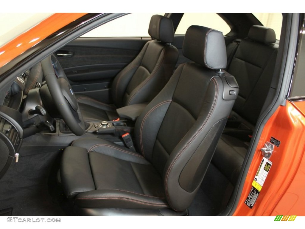 Black Interior 2011 BMW 1 Series M Coupe Photo #55470385