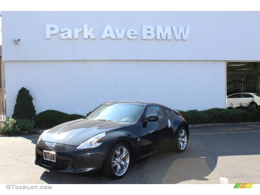 2010 370Z Sport Touring Coupe - Magnetic Black / Persimmon Leather photo #1