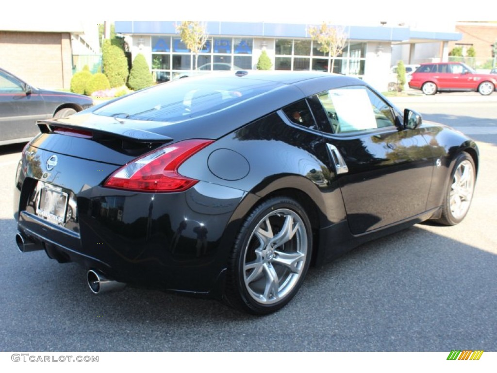 2010 370Z Sport Touring Coupe - Magnetic Black / Persimmon Leather photo #5
