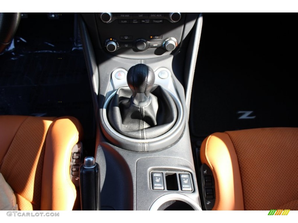 2010 370Z Sport Touring Coupe - Magnetic Black / Persimmon Leather photo #19
