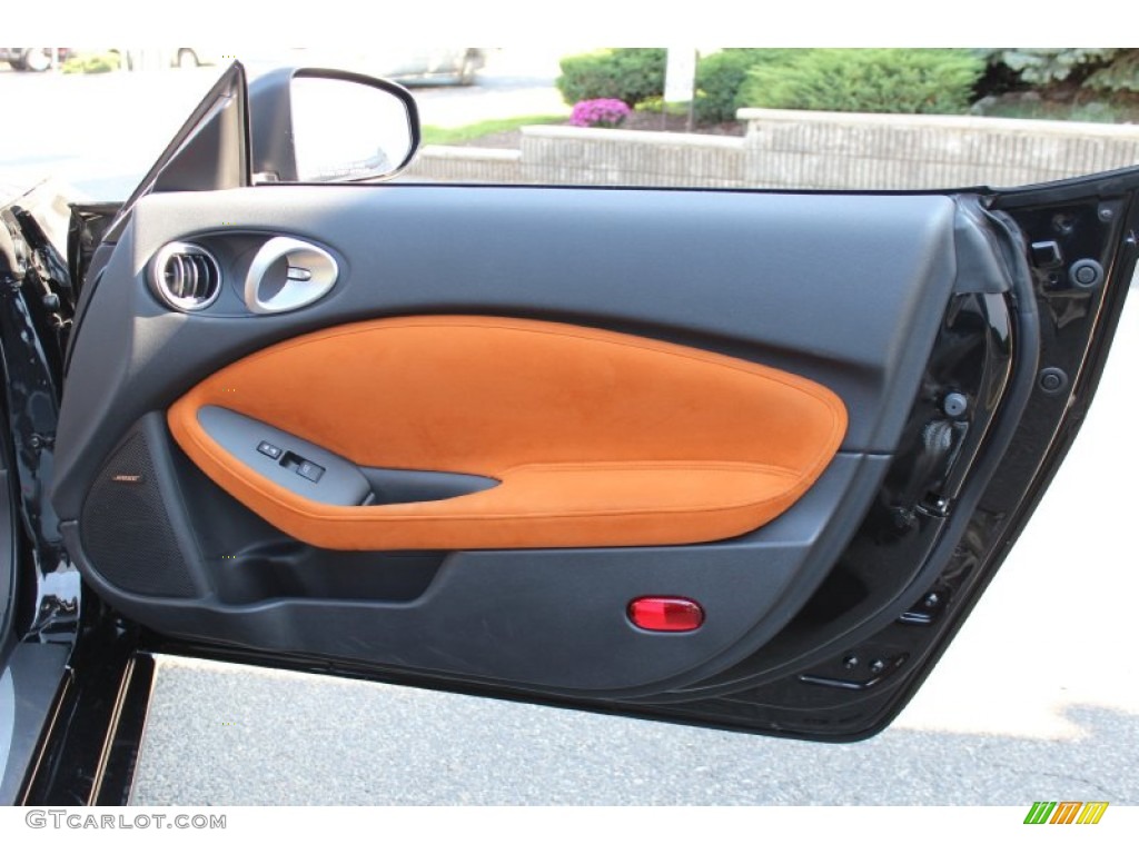 2010 370Z Sport Touring Coupe - Magnetic Black / Persimmon Leather photo #23