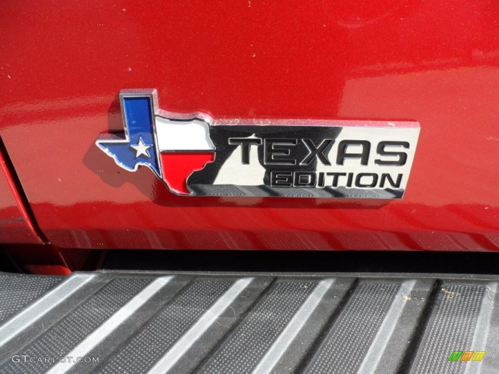 2011 F150 Texas Edition SuperCrew - Red Candy Metallic / Steel Gray photo #19
