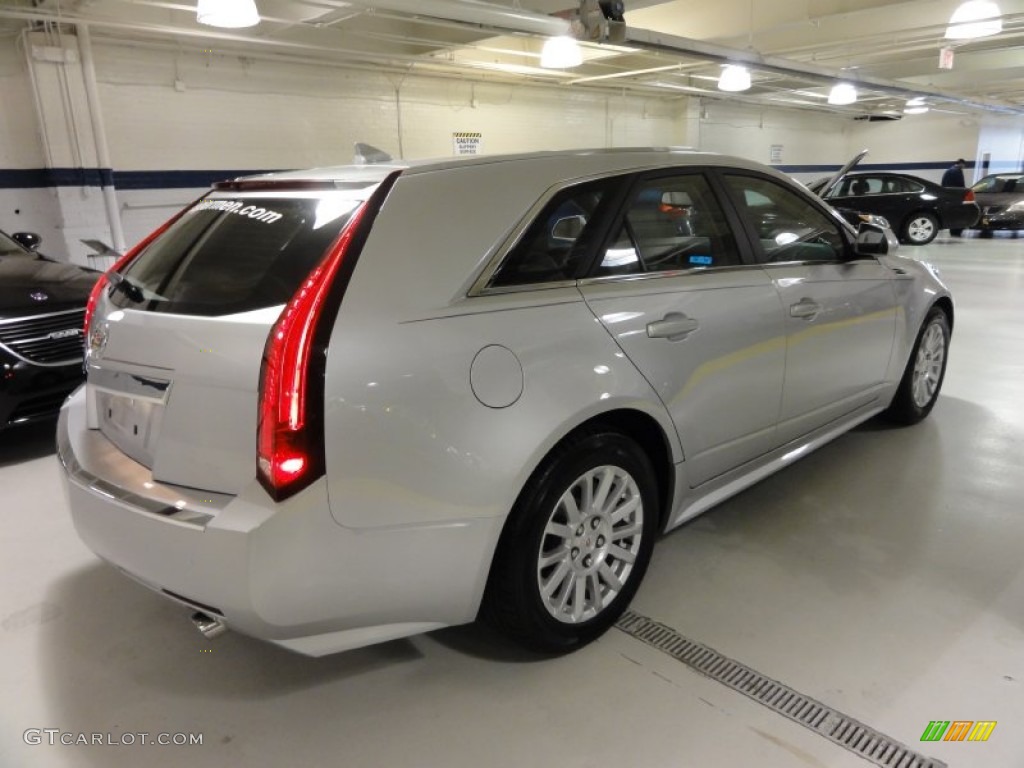 Radiant Silver Metallic 2010 Cadillac CTS 3.0 Sport Wagon Exterior Photo #55472300