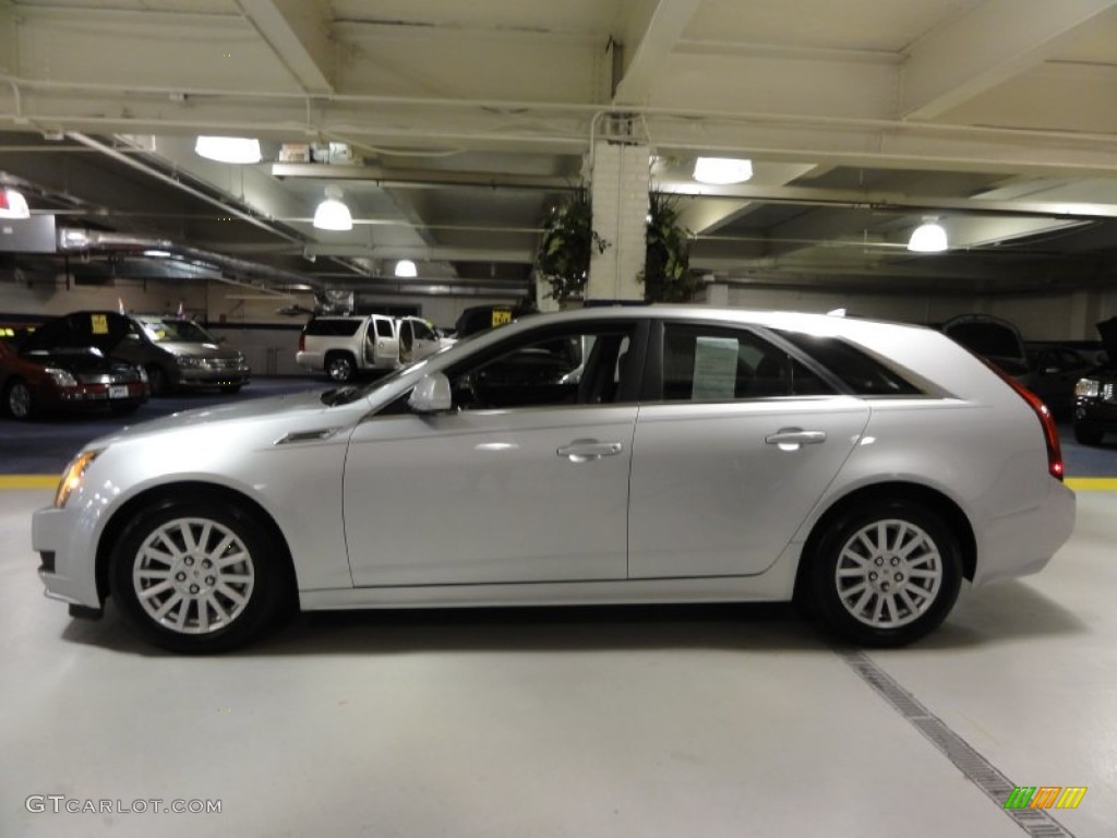 Radiant Silver Metallic 2010 Cadillac CTS 3.0 Sport Wagon Exterior Photo #55472327