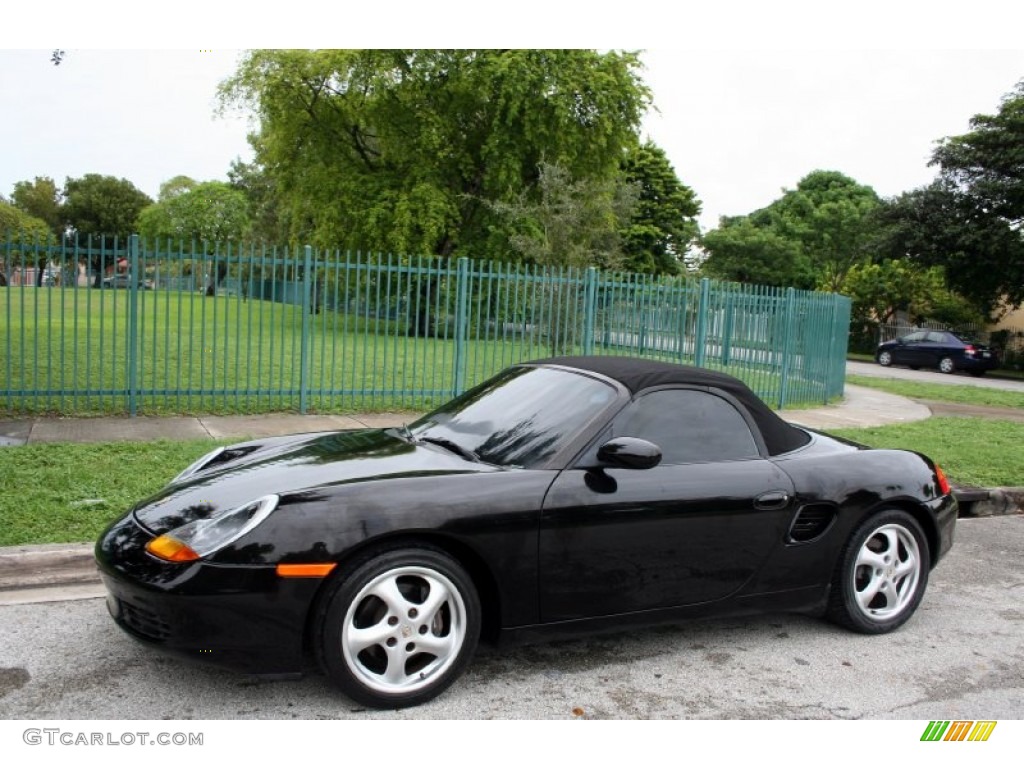 Black 2000 Porsche Boxster Standard Boxster Model Exterior Photo #55473861