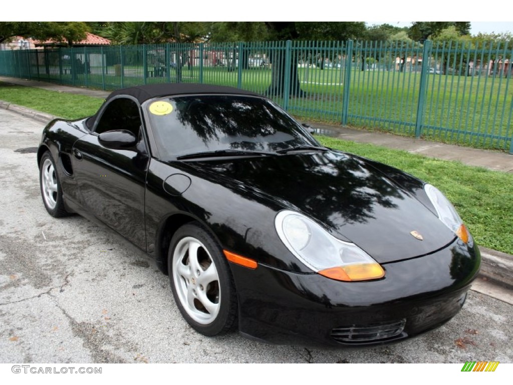 Black 2000 Porsche Boxster Standard Boxster Model Exterior Photo #55474016