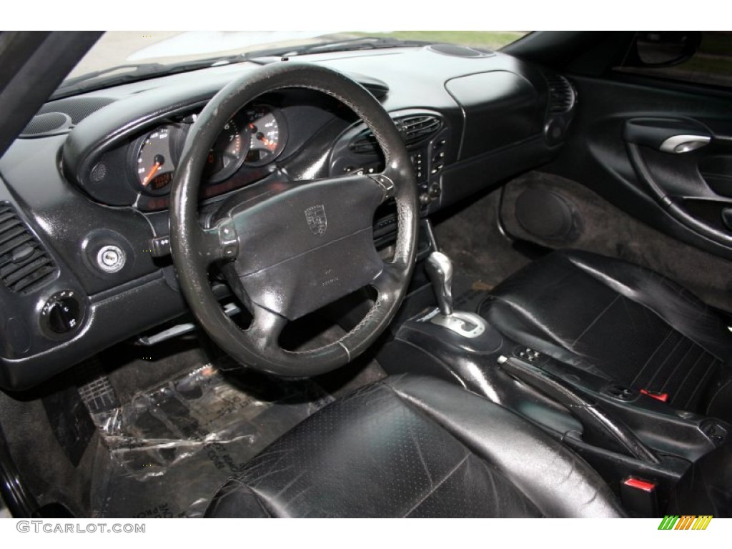 Black Interior 2000 Porsche Boxster Standard Boxster Model Photo #55474337