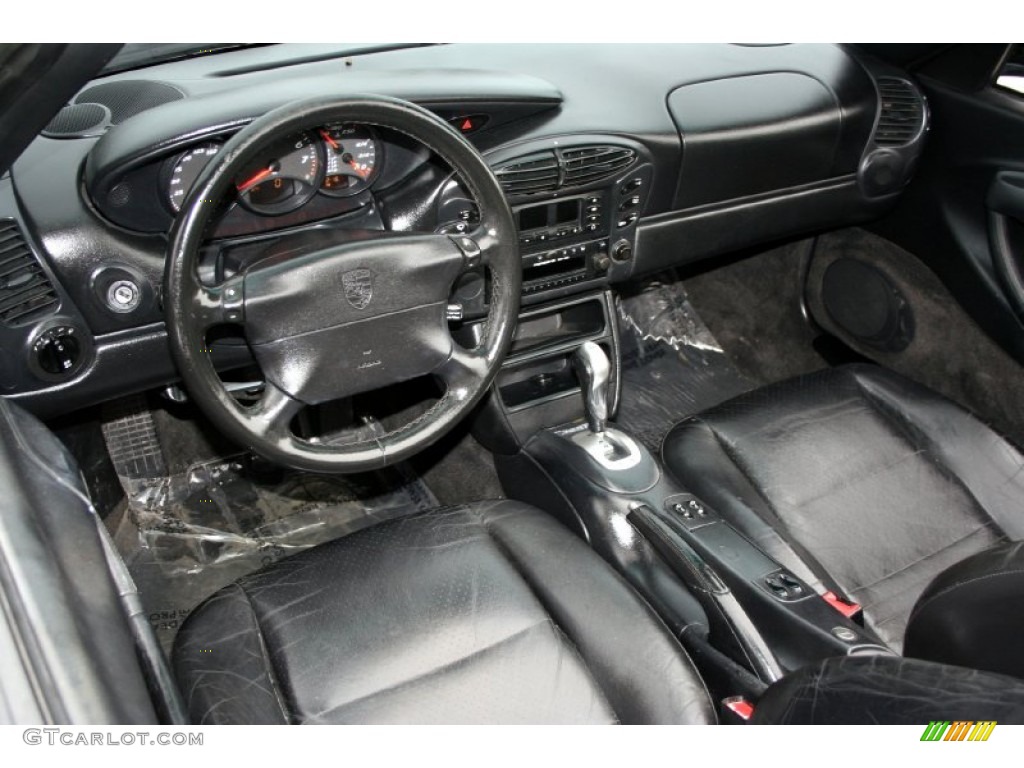 Black Interior 2000 Porsche Boxster Standard Boxster Model Photo #55474354