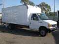 Oxford White 2006 Ford E Series Cutaway E450 Commercial Moving Truck