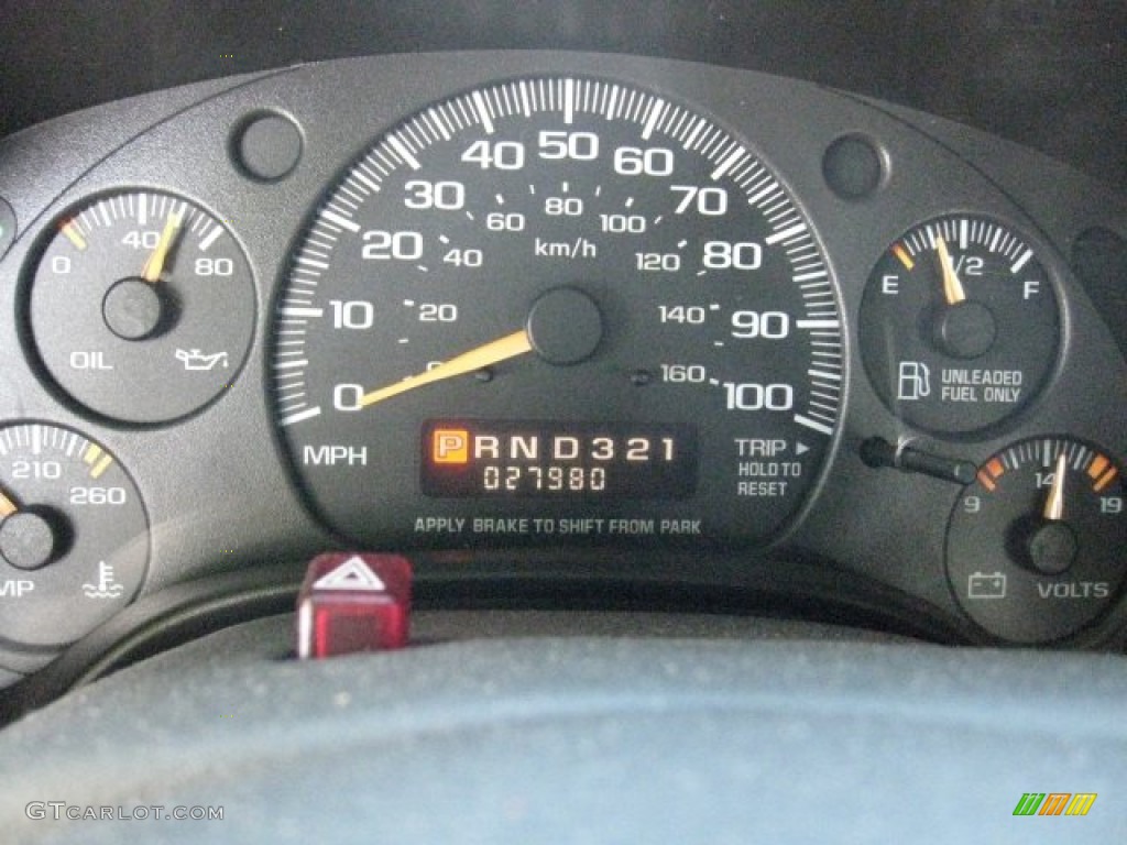 2002 Chevrolet Express 1500 Passenger Van Gauges Photos
